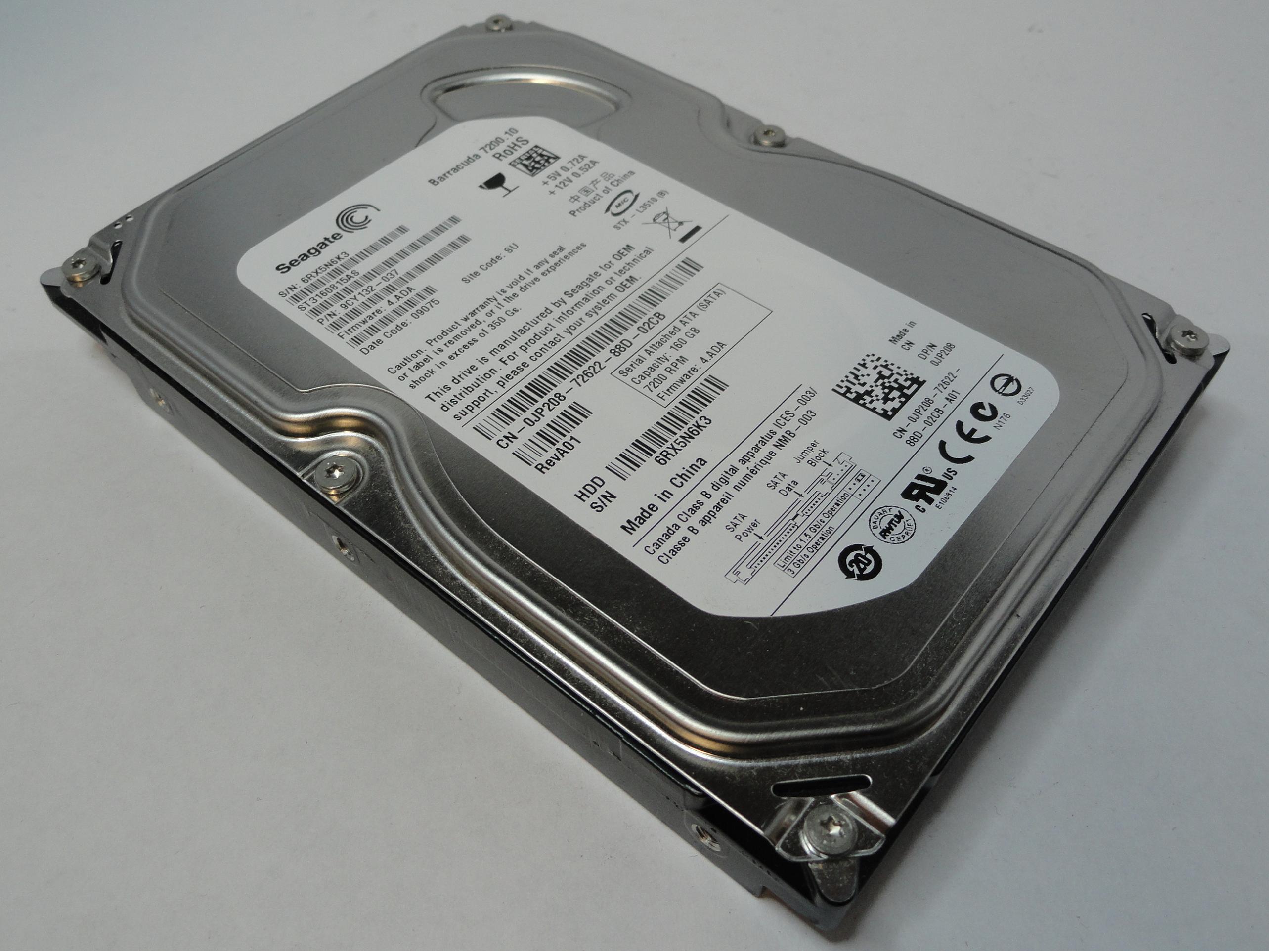 PR20746_9CY132-037_Seagate Dell 160GB SATA 7200rpm 3.5in HDD - Image3