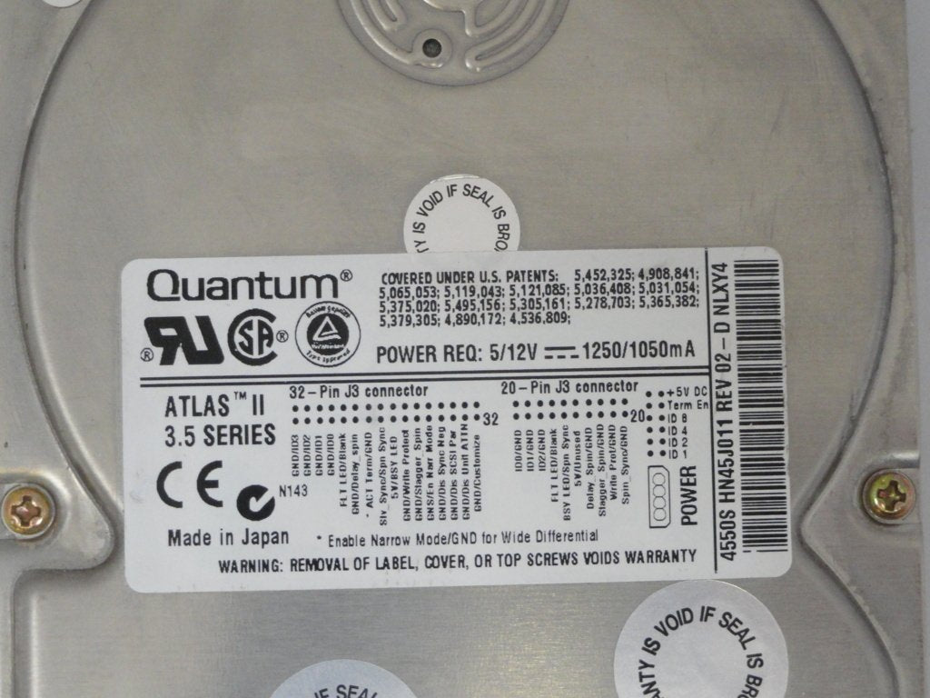 MC3740_HN45J011_Quantum 4.5GB SCSI SCA 80 Pin 7200Rpm 3.5in HDD - Image3