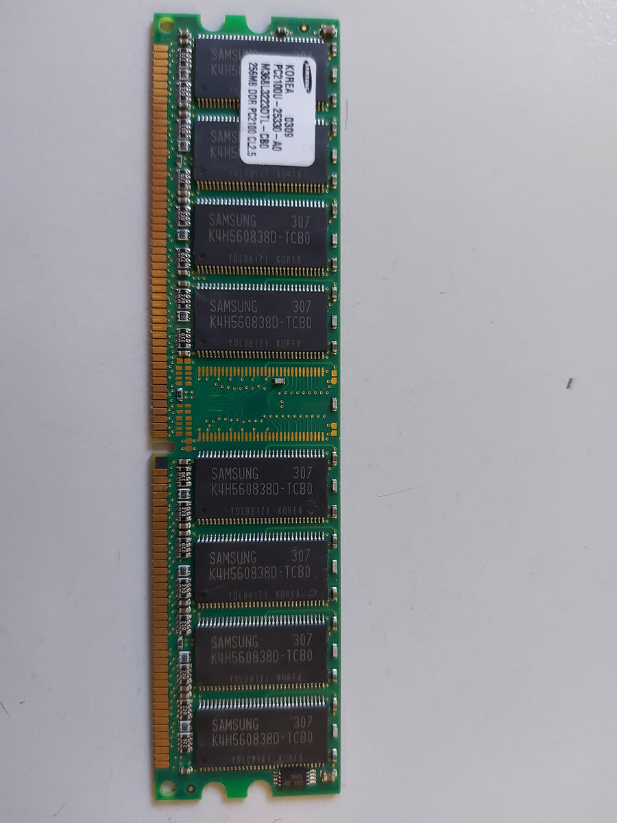 Samsung/ HP 256MB DDR Non ECC PC-2100 266Mhz DIMM M368L3223DTL-CB0 175924-001