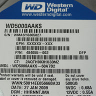 WD5000AAKS-60A7B2 - Western Digital HP 500Gb SATA 7200rpm 3.5in HDD - Refurbished