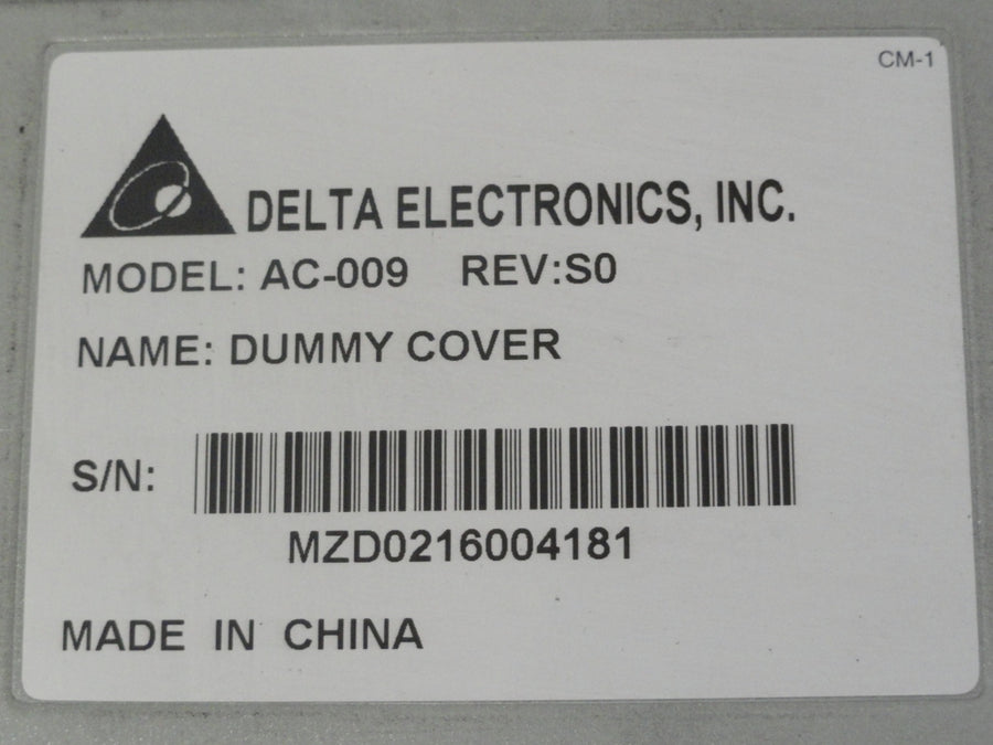 Delta Electronics Bull 5800 AC-009 Dummy Cover ( AC-009 AC-009    Delta Electronics )