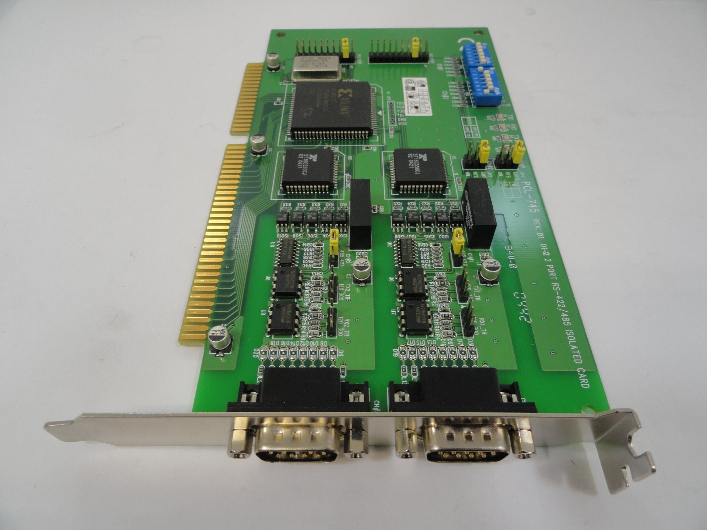 Advantech Dual Port Serial ISA Communication Card ( PCL-745 PCL-745    Advantech Ref )