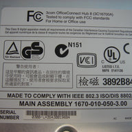 3Com Office Connect Networking Hub ( 3C16700A 1670-010-050-2.00  7025014813880 3Com )