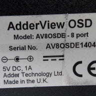 AdderView OSD 8-Port KVM Switch ( AV8OSDE Adderview )