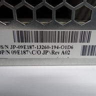 Dell PowerVault 200s Fan Assembly 12V DC ( 9E+187 9E+187    Dell )