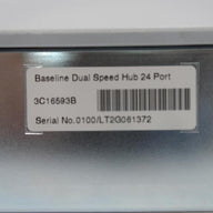3Com SuperStack 3 Baseline Dual Speed Hub 24 Port ( 1659-300-050-1.00 3C16593B 0100/LT2G061372    3Com )