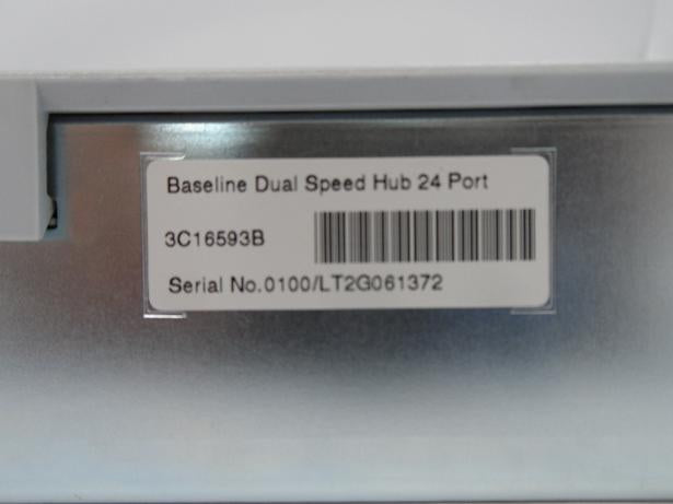 3Com SuperStack 3 Baseline Dual Speed Hub 24 Port ( 1659-300-050-1.00 3C16593B 0100/LT2G061372    3Com )