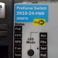 HP ProCurve 2610-24-PWR Switch ( J9087A ProCurve 2610 RSVLC-0701C    HP )
