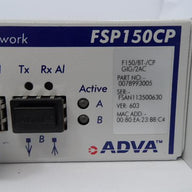 ADVA Gigabit Ethernet Optical Fibre Access Device (78993005 FSP150CP 603 USED)