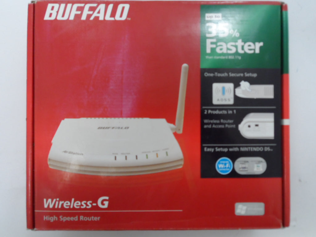 Buffalo Wireless-G High Speed 4-Port Router ( WHR-G125 WHR-G125-EU NOB )