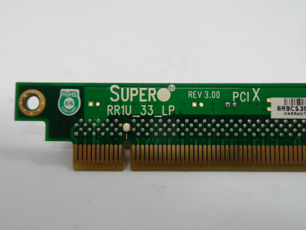 SuperMicro PCI-X 64-bit Riser Card ( RR1U-33-LP     SuperMicro )