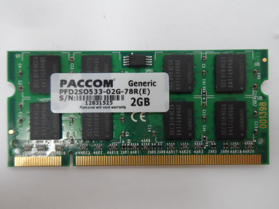 Paccom DDR2 2Gb SODIMM ( PFD2SO533-02G-78R(E)     Paccom )