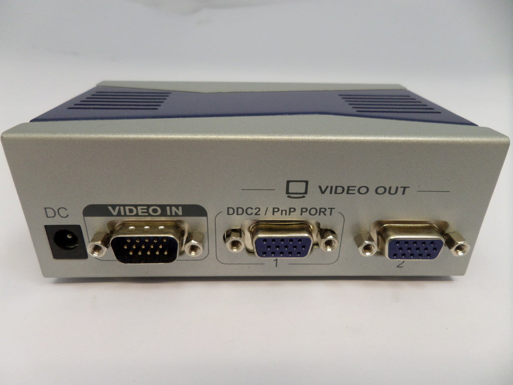 Videk 2 Port Video Splitter250MHz  350MHz ( Video Splitter WITH PSU)