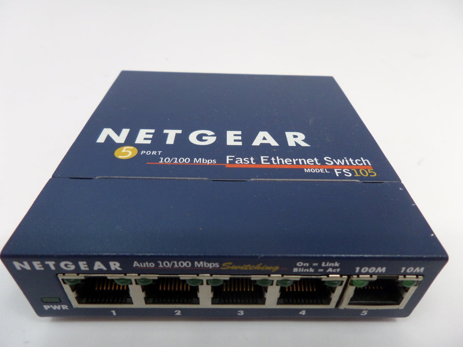 Netgear Prosafe 5 Port Fast Ethernet Switch ( FS105V2 FS105    Netgear )