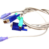 HP cpu to server consol cable 6 f, (192325-001, 224386-002,110936-B25 NEW)