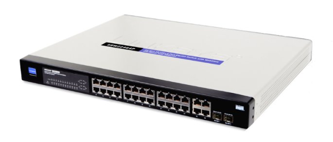 Cisco 24 Port  PoE Managed Switch (SF300 24P SRW224G4P-K9 V02 USED)