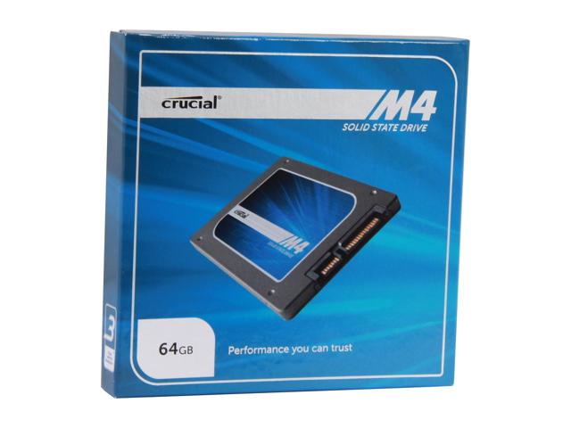 Crucial M4 2.5" 64GB SATA III MLC 7mm Internal Solid State Drive (CT064M4SSD1 NEW)