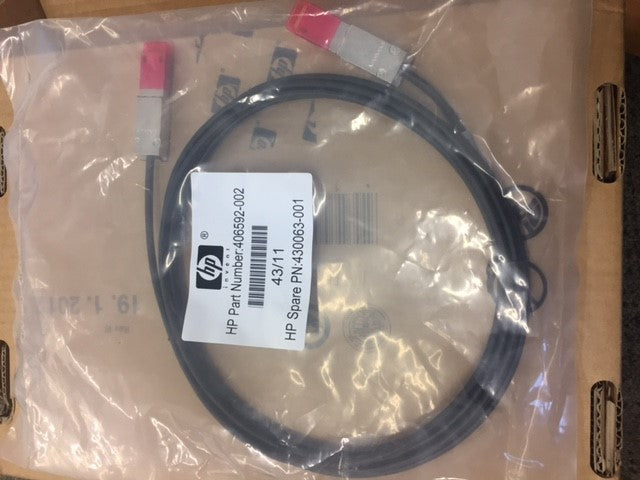HP External SAS to Mini SAS 4M / 13 Foot Cable Assembly (AE465A 406592-002 430063-001)