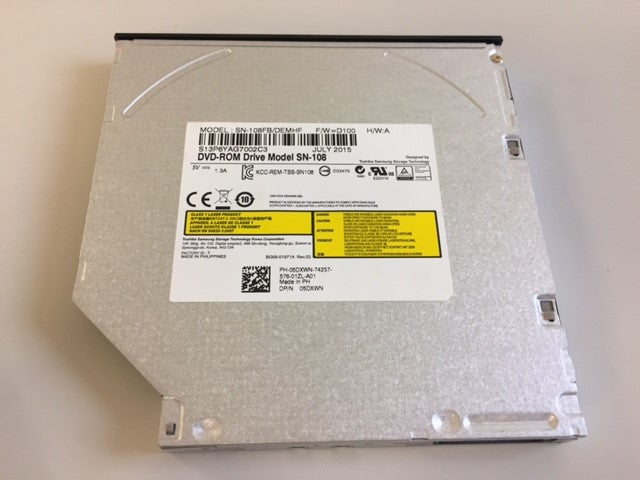 Toshiba / Dell Internal Slim DVD ROM Drive Black (SN-108FB  05DXWN)