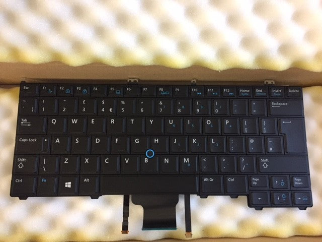 Dell Latitude E7440 UK QWERTY Matte Black Keyboard (090ND8 new)