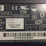 HP Grey Swiss QWERTZ USB Keyboard (355632-111 KU-0316)