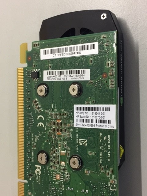Nvidia Quadro K420 2GB Graphics Card DVI/HDMI (HP 818244-001 K420 699-52012-0506-402 B)