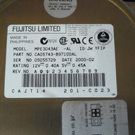 Fujitsu 4.3GB IDE 5400rpm 3.5in HDD