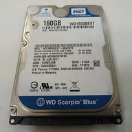 Western Digital 160GB SATA 5400rpm 2.5in HDD ( WD1600BEVT WD1600BEVT-00ZCT0    Western Digital )