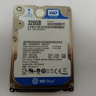 Western Digital 320Gb SATA 5400rpm 2.5in HDD ( WD3200BEVT-60A23T0  Western Digital )