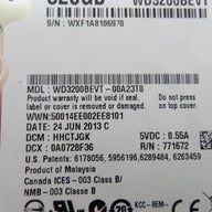 Western Digital 320Gb SATA 5400rpm 2.5in HDD ( WD3200BEVT-60A23T0  Western Digital )