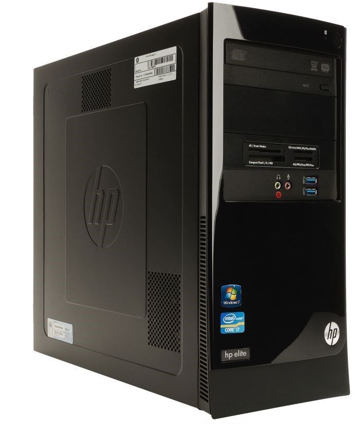 HP Elite 7300 - Core i7 2600 3.4 GHz / 8GB / 1TB HD Windows 7 Pro 64-Bit (XT244EA#ABU  Ref )
