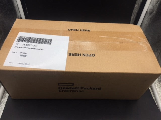 HP POWER SUPPLY 500W FLEX SLOT PLATINUM (754377-001 720478-B21 NEW)