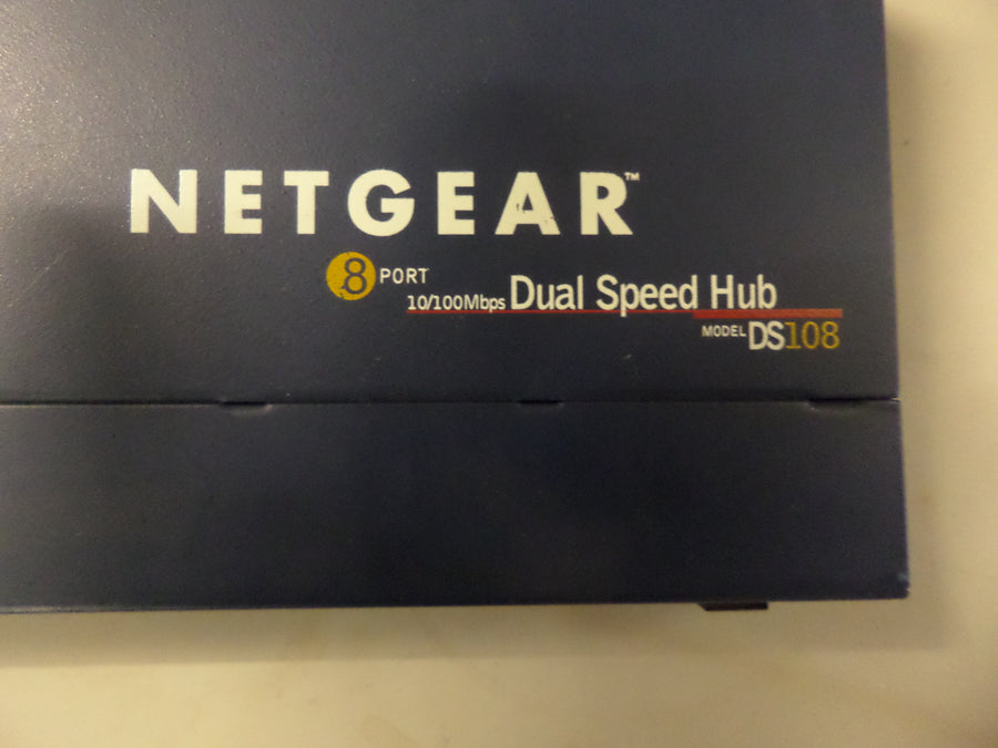 Netgear DS108 8 Port Dual Speed Hub Switch No PSU ( DS108 DS108    Netgear )