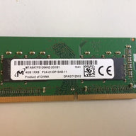 Micron 4GB SODIMM PC4-2133 DDR4 mem (MTA8ATF51264HZ REF)