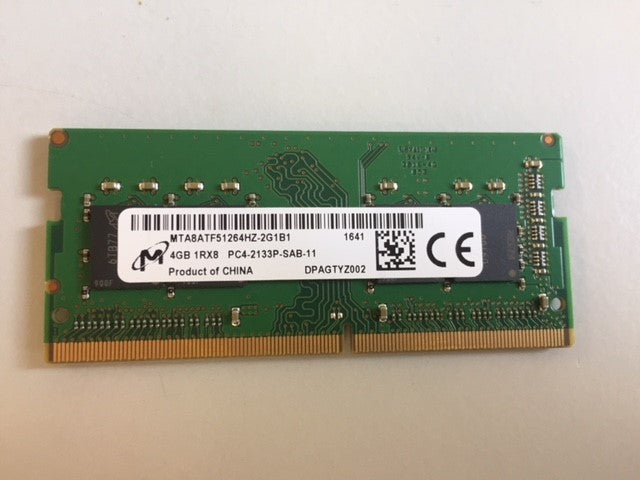 Micron 4GB SODIMM PC4-2133 DDR4 mem (MTA8ATF51264HZ REF)