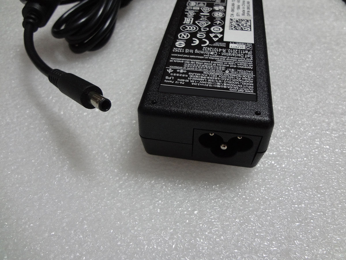 DUP01-DELL Genuine 19.5V 3.34A 65W AC Power Adapter ( 098R6C 98R6C Ref )