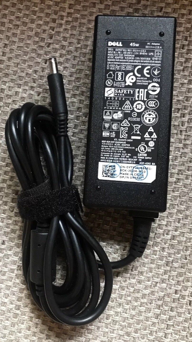 DELL LAPTOP 45W AC POWER CHARGER (HA45NM140 USED)
