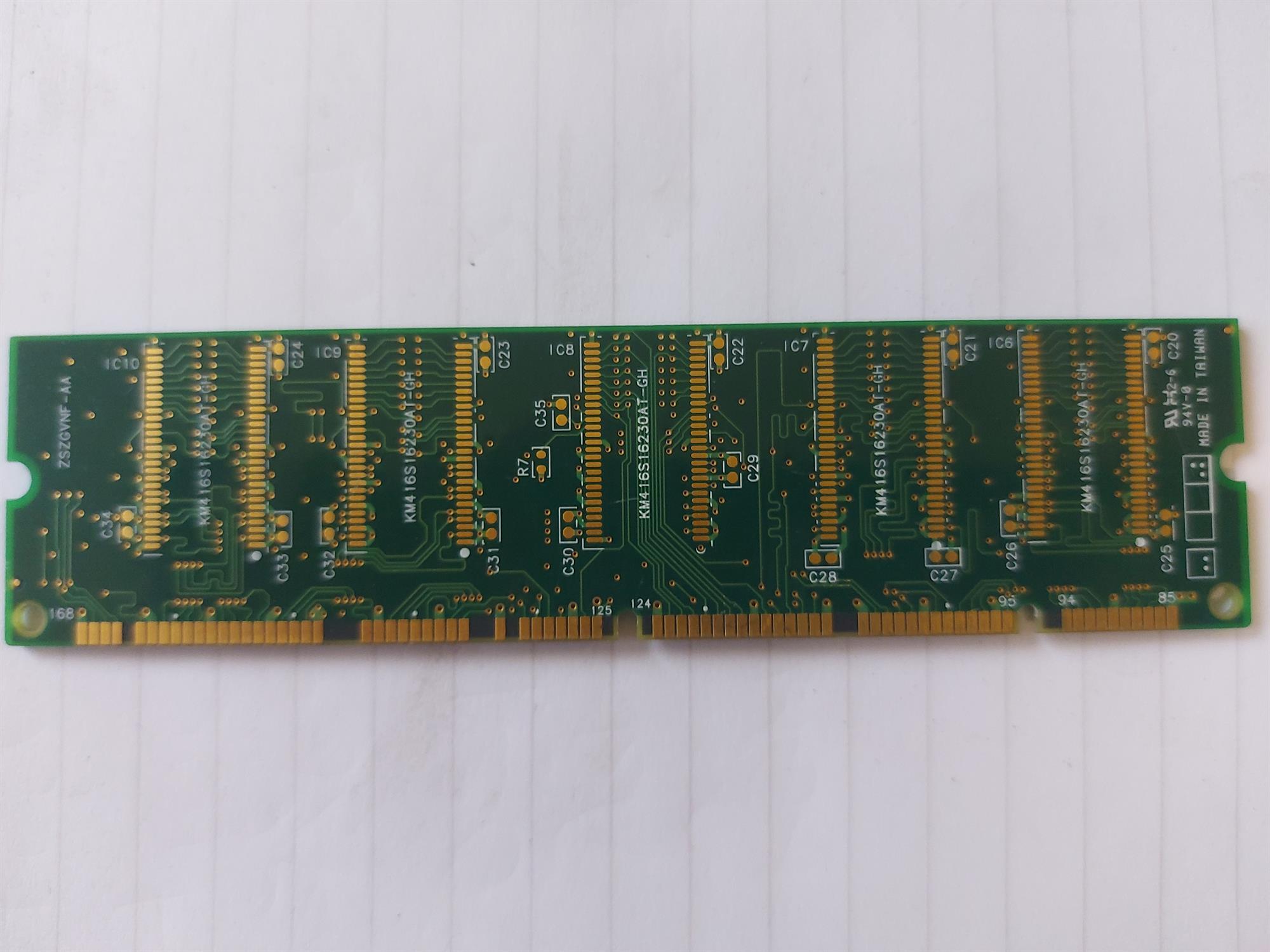 Buffalo 128MB PC133 CL3 NonECC Unbuffered SDRAM DIMM Memory Module (VS133-X128MDJ)
