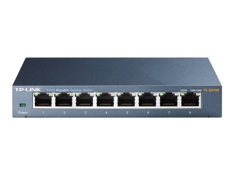 TP LINK 8 Gigabit desktop switch (TL SG1O8 USED)