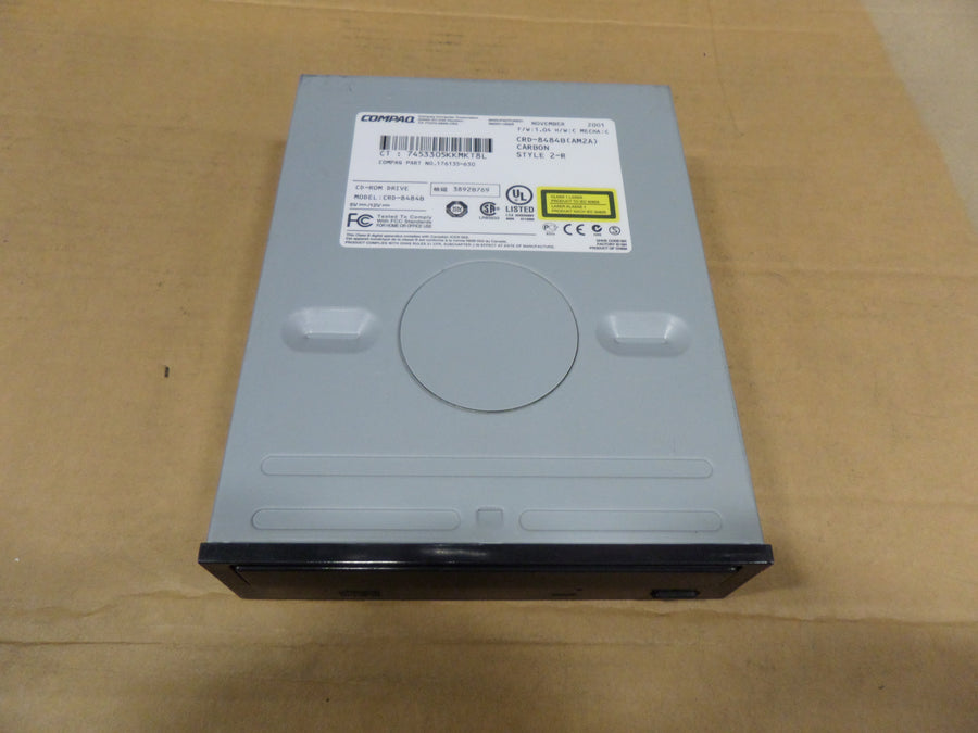 COMPAQ CRD 8484B CARBON STYLE 2 R CD ROM DRIVE (PN 176135 630 USED )