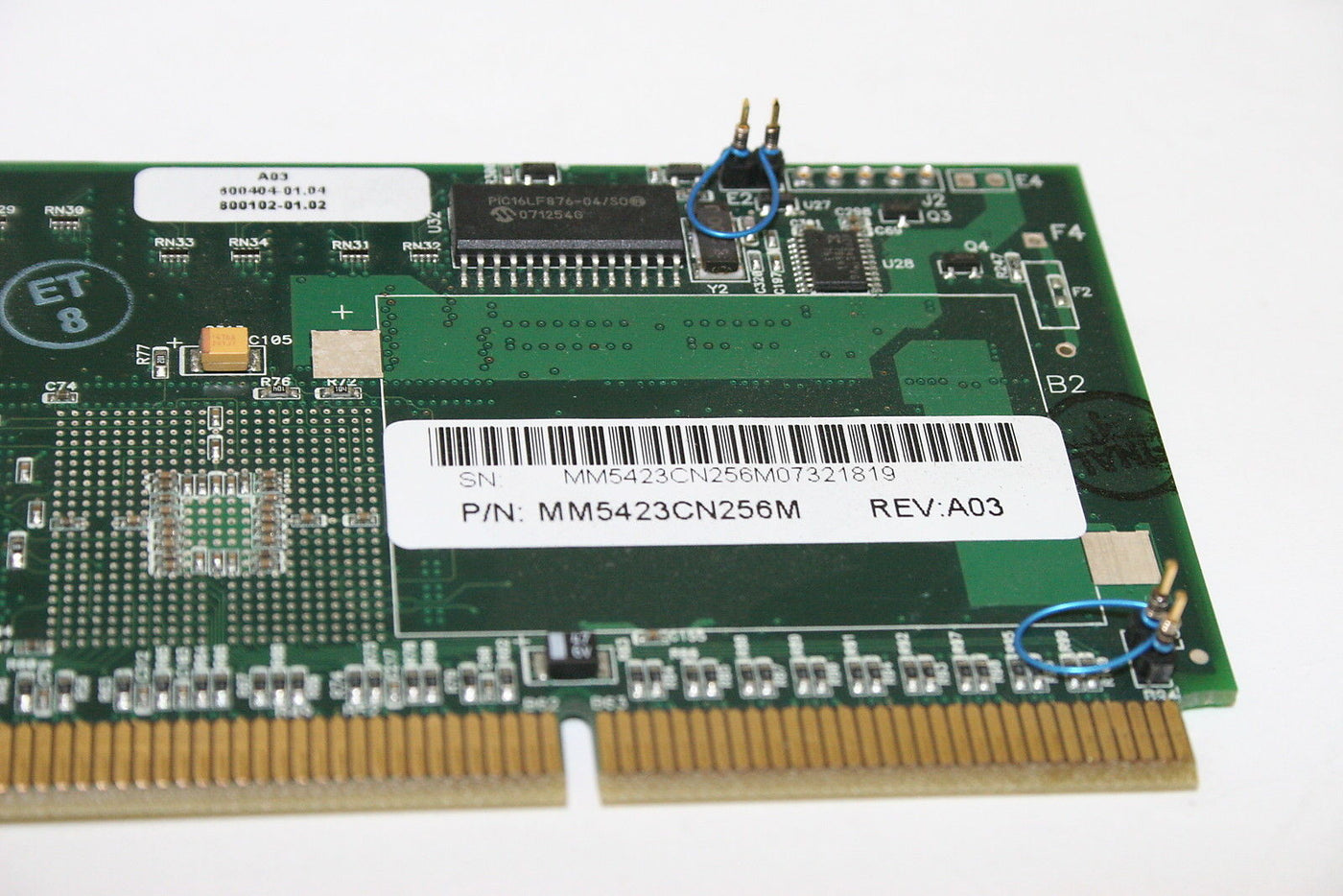 Micro Memory MM5423CN256M MM-5423 256MB 64-Bit PCI LP Battery Backed NVRAM Card (USED)