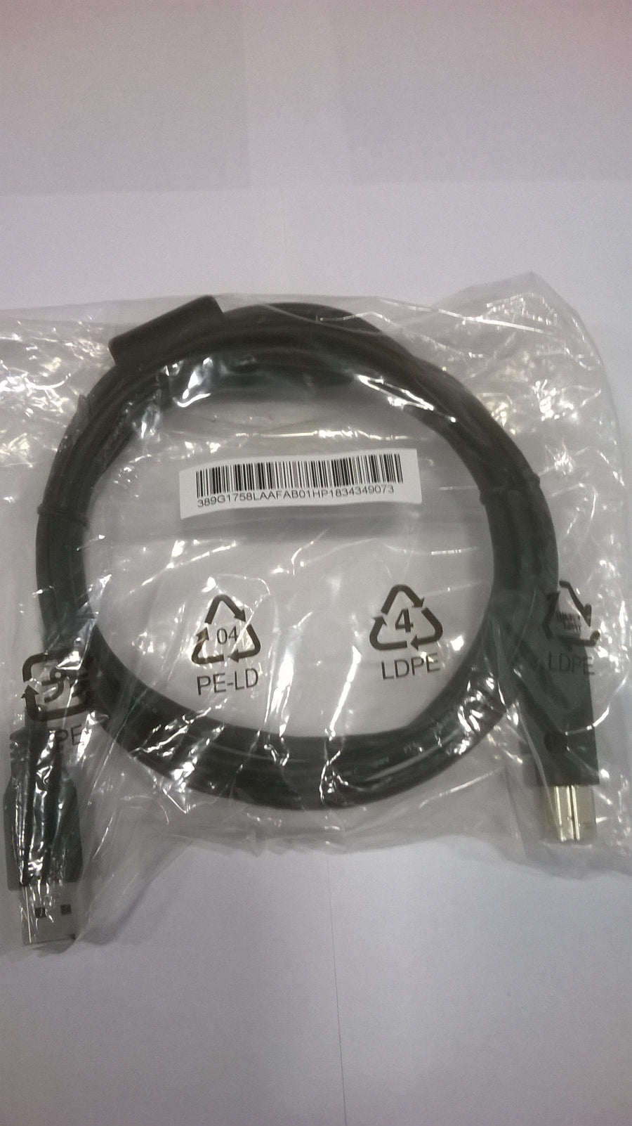 DELL  CABLE 389G1758 HP  CABLE 917468 6 FT  3.0 USB A TO B MALE TO MALE ( 389G1758 917468 )