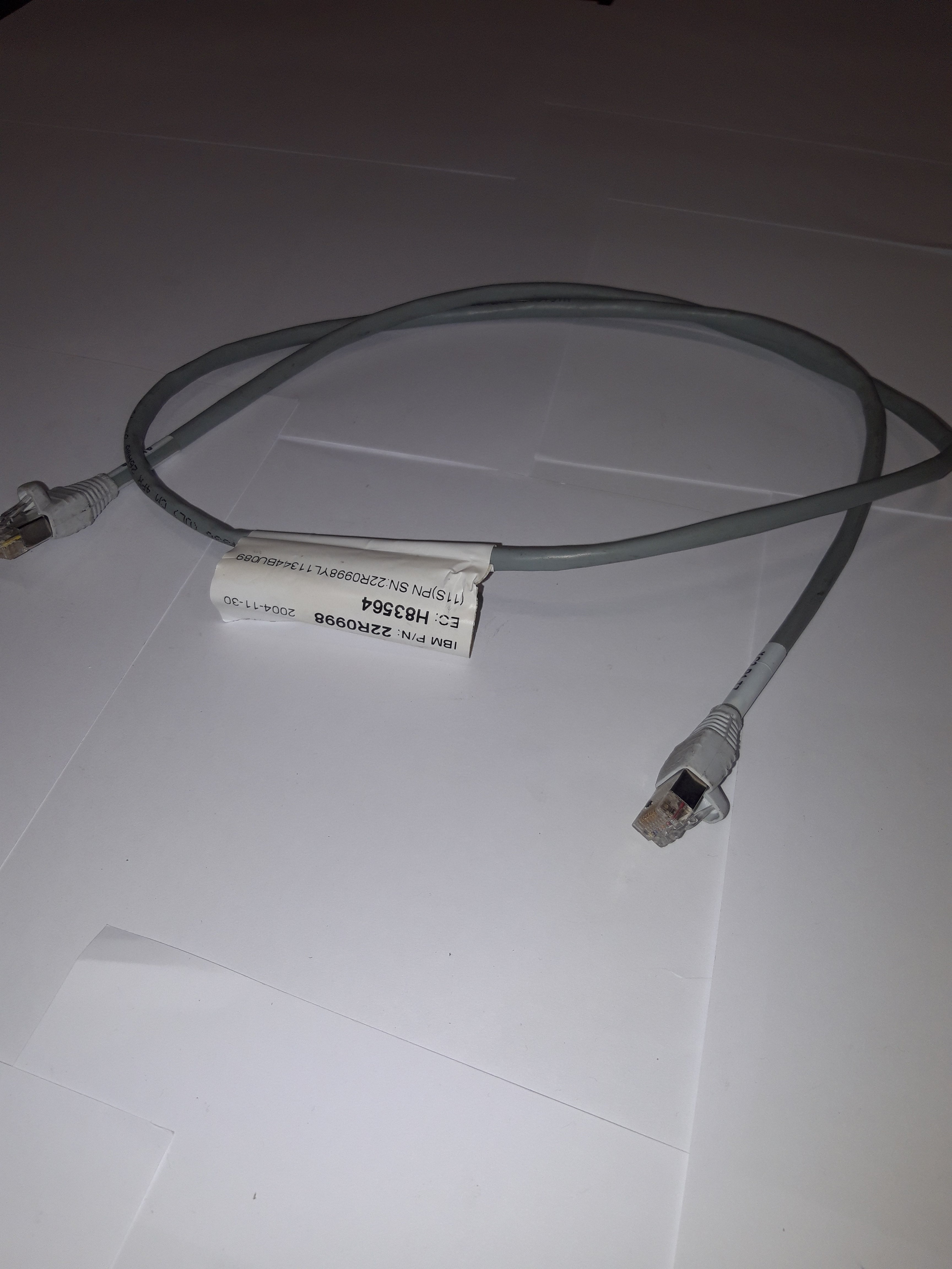 IBM Cable CEC 2 to Ethernet Grey 1.2m (22R0998 USED)