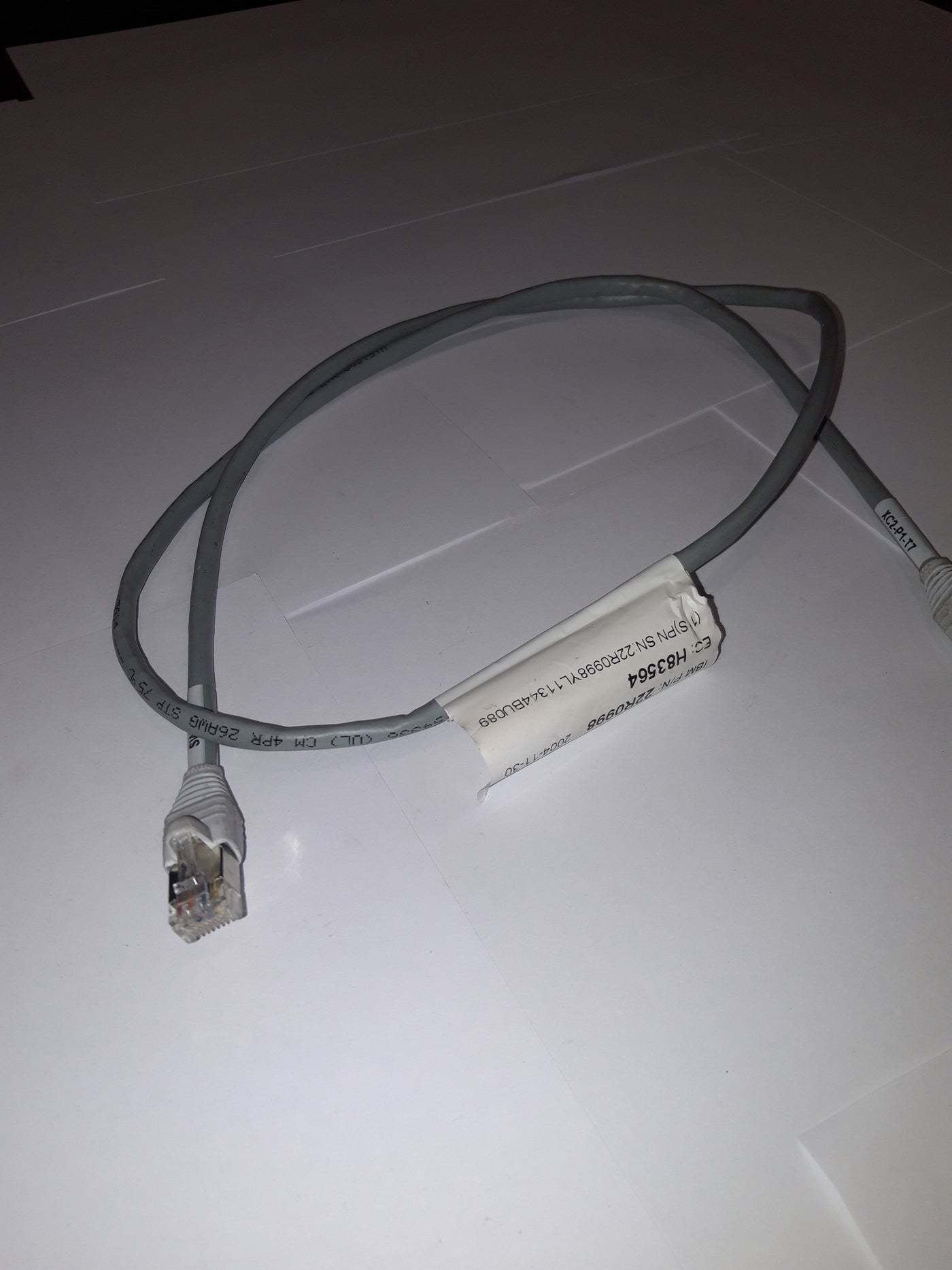 IBM Cable CEC 2 to Ethernet Grey 1.2m (22R0998 USED)