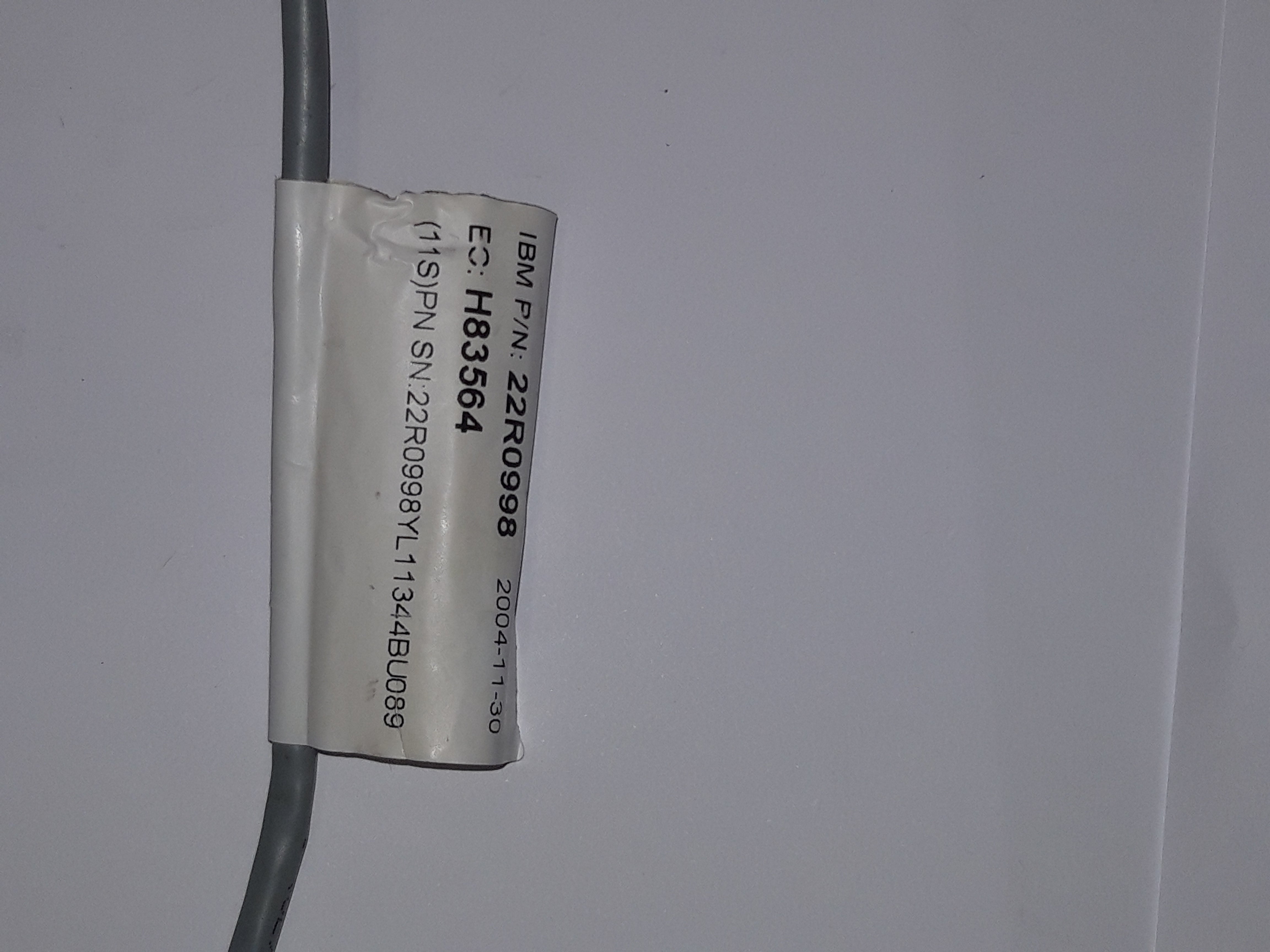 IBM Cable CEC 2 to Ethernet Grey 1.2m (22R0998 USED)