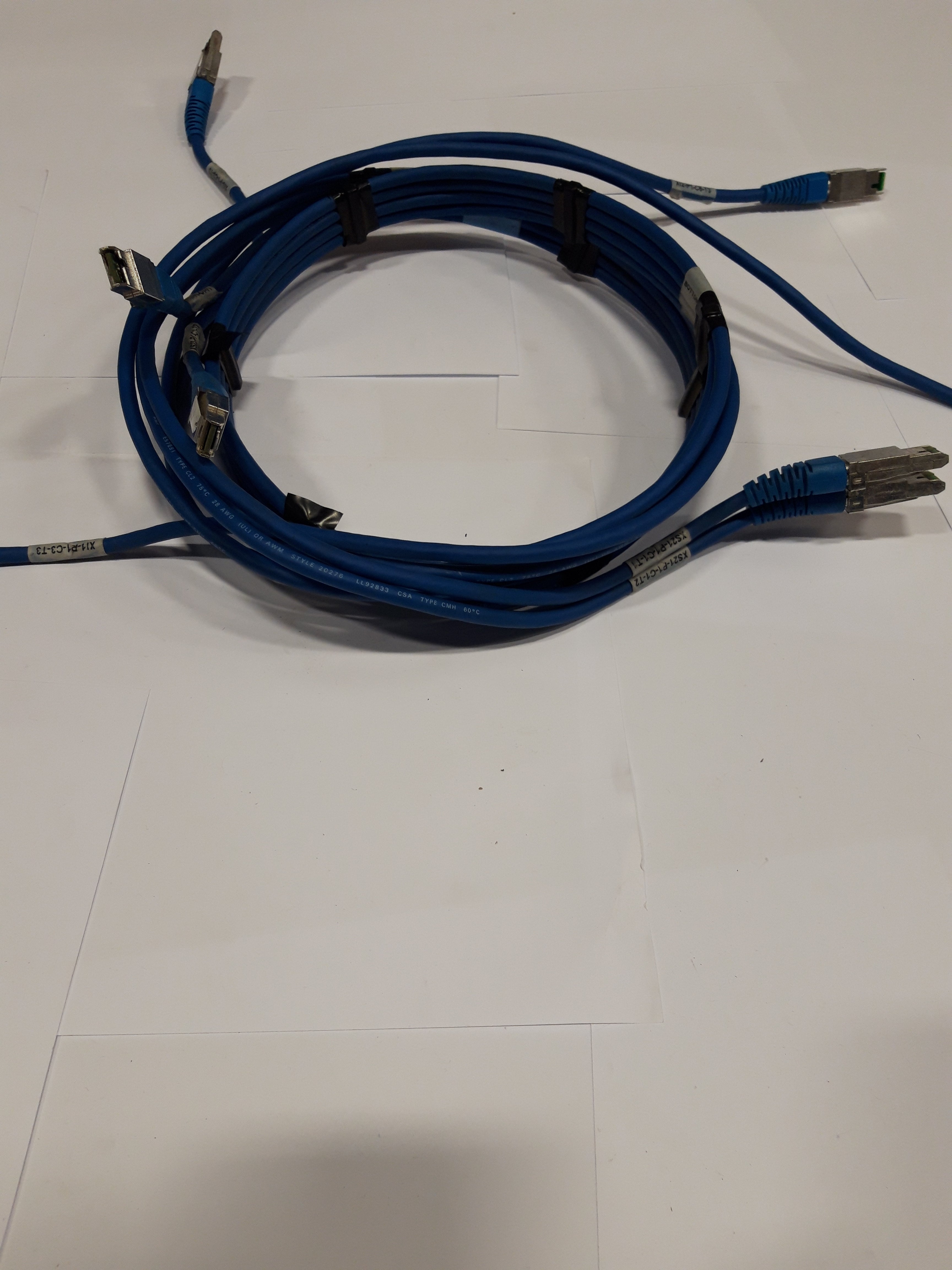 IBM DS8000 Fibre Channel FC Cable Set (x4 Cables) (22R2824 USED)