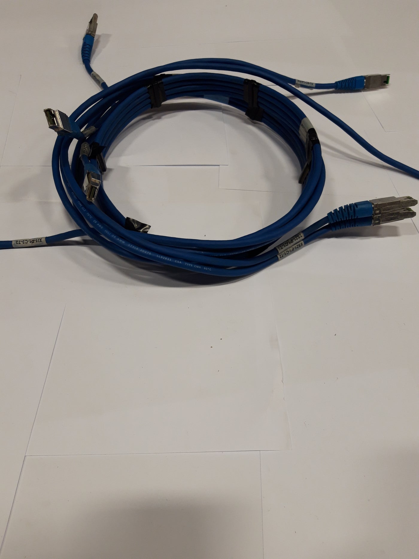 IBM DS8000 Fibre Channel FC Cable Set (x4 Cables) (22R2824 USED)
