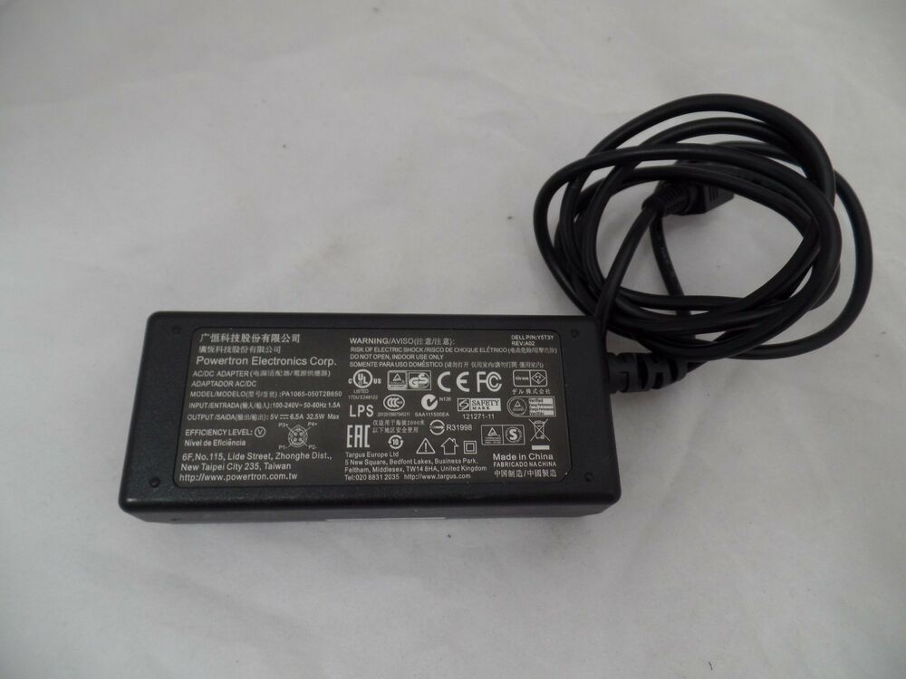 Powertron AC Adapter Power Supply 5V PA1065-050T2B650 USED