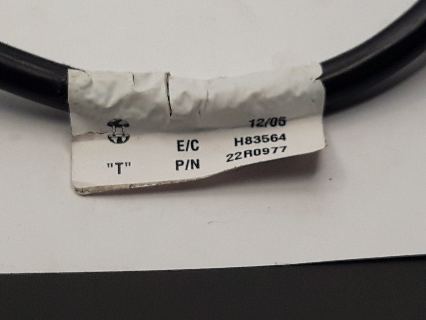 IBM T Cable ds8000 25amp 125v 1875w 2ft (22R0977 USED)
