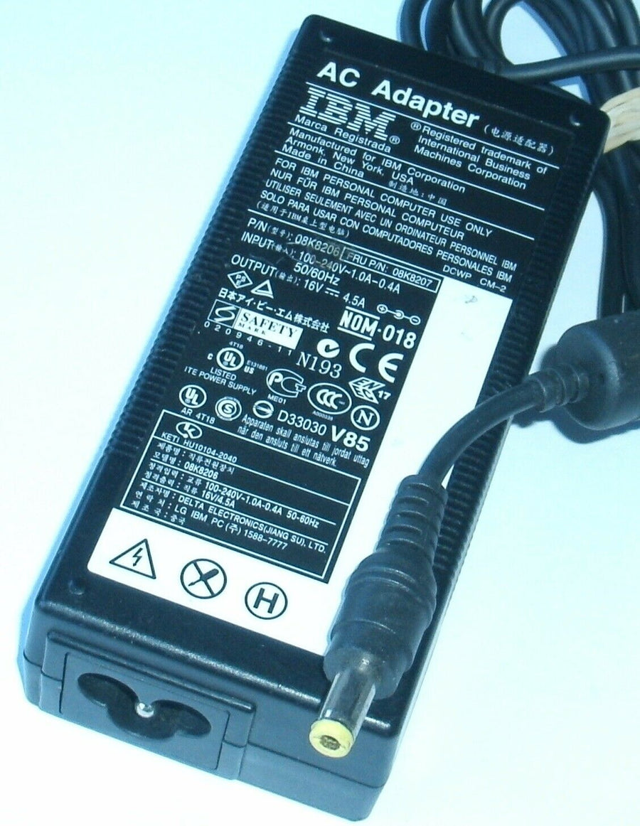 IBM AC Adaptor 16V 4.5A (08K8206 USED)